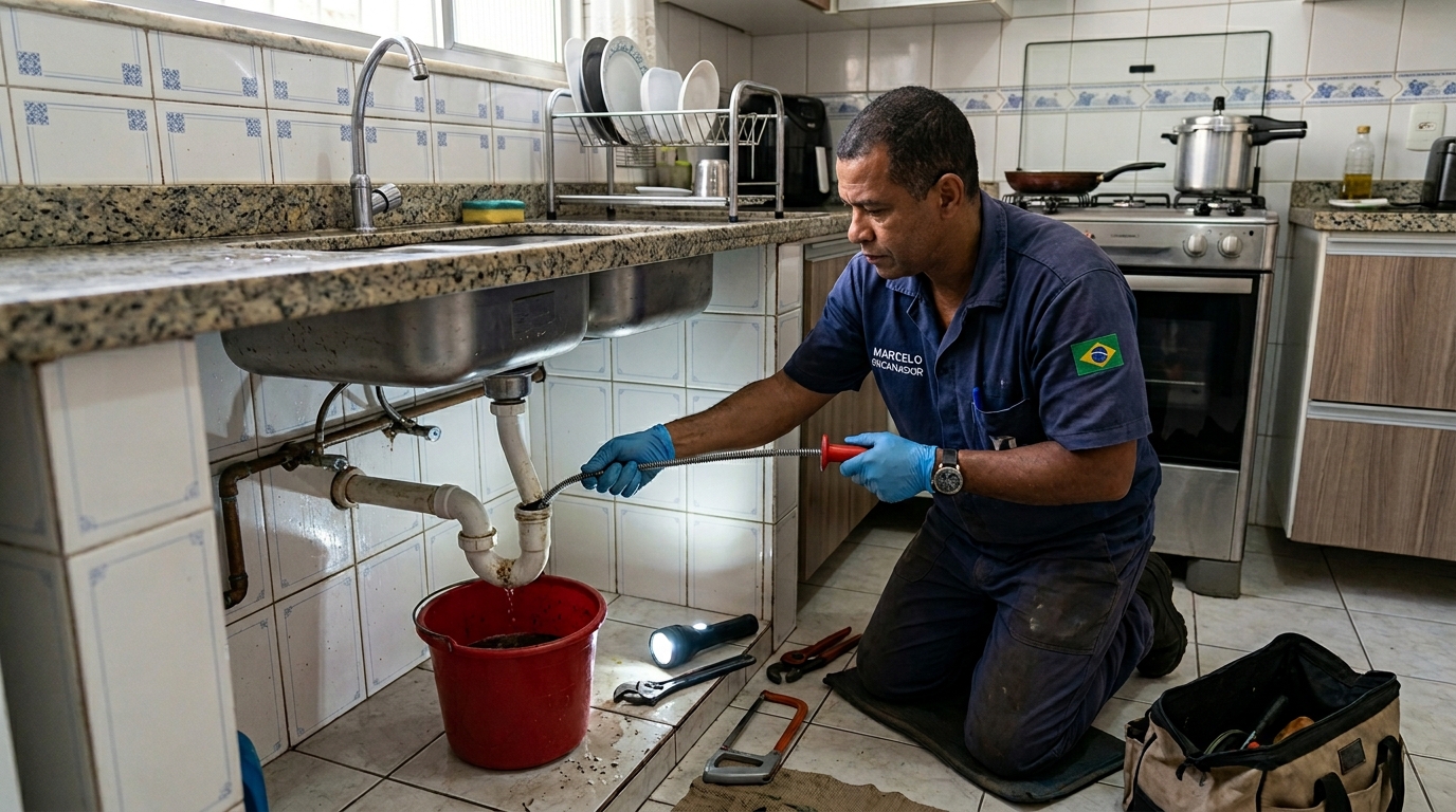 Limpeza de Canos com Equipamento no Ancuri, Fortaleza‑CE
