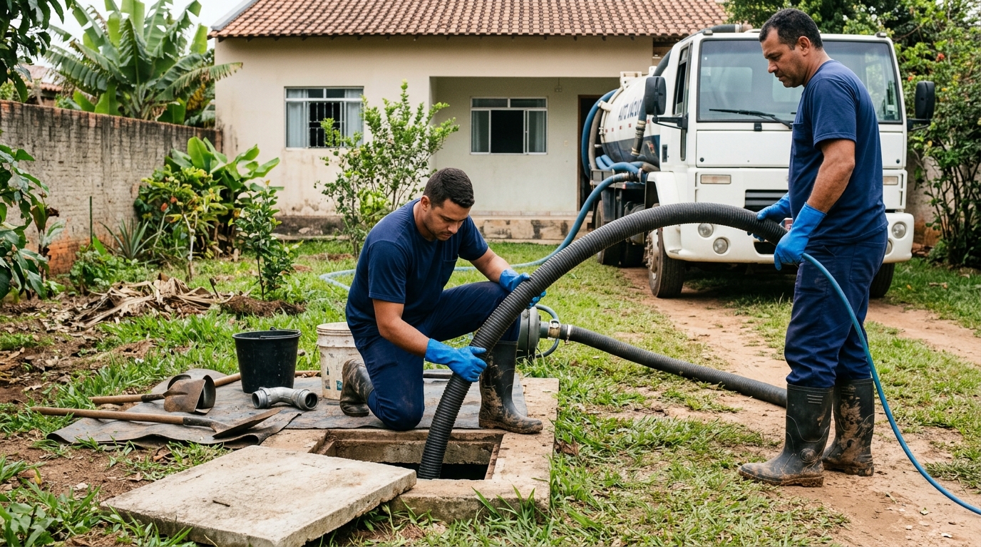 Sucção de Fossa na Aerolândia, Fortaleza‑CE